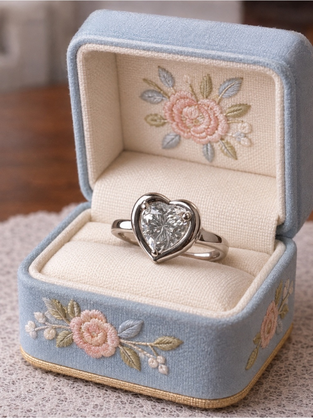 ✨✨ BOLD 4.00 CTW HEART-CUT MOISSANITE RING ✨✨